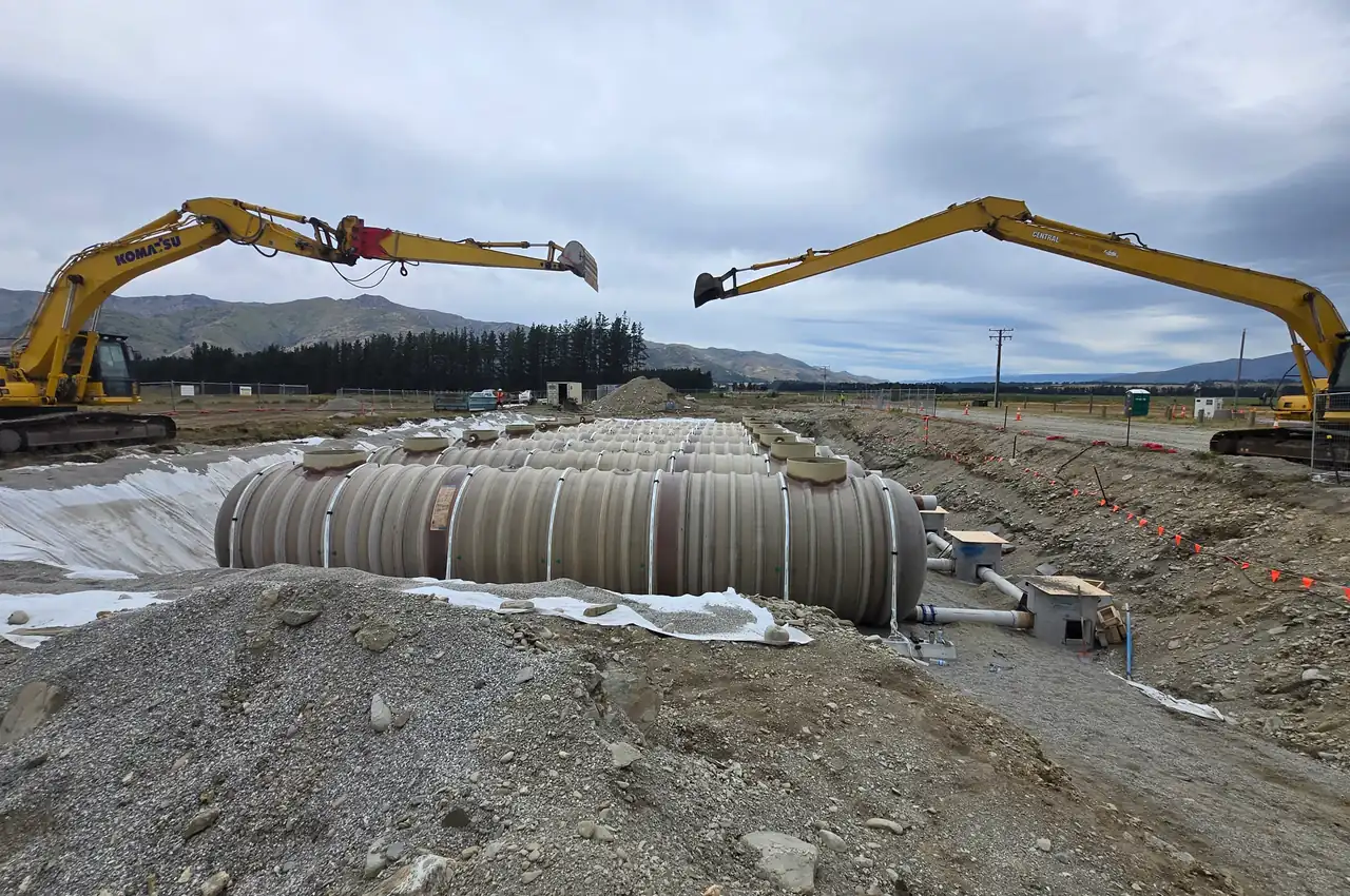 Lake Hāwea pump station civil construction works